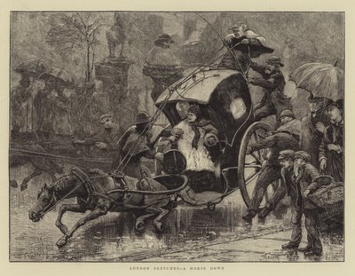 London Sketches, en hest ned af James Macbeth