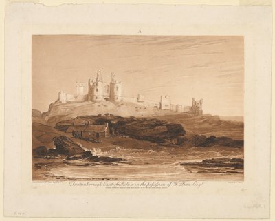 Dunstanburgh Castle, fra "Liber Studiorum", del III af James Mallord William Turner