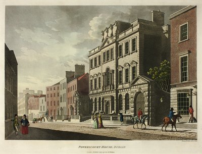 Powerscourt House, Dublin af James Malton