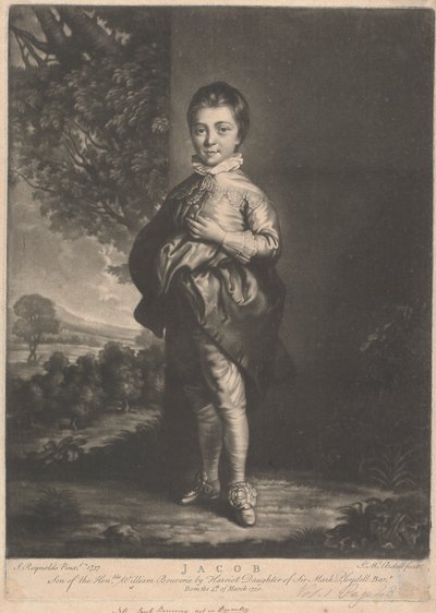 Jacob, søn af den ærede William Bouverie af James McArdell