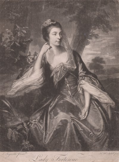Lady Fortescue af James McArdell