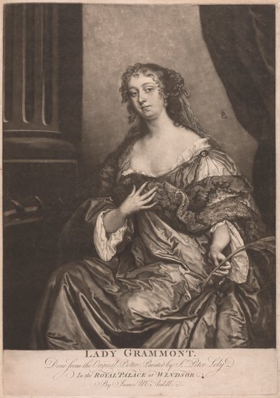 Lady Grammont af James McArdell