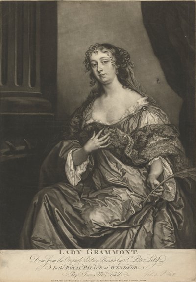 Lady Grammont af James McArdell