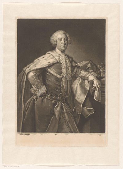 Portræt af Robert Ker af James McArdell