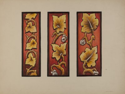 malet glas, ca. 1937. af James McLellan