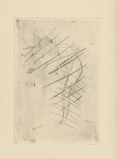 [76] Indtryk fra annullerede plader af Whistler - Tillie: A Model. af James Abbott McNeill Whistler