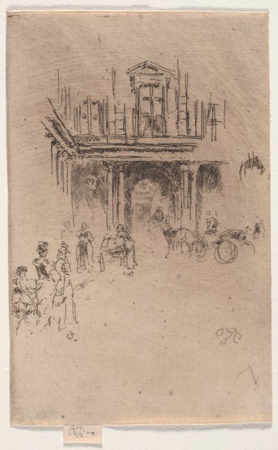 Et hjørne af Palais Royal af James McNeill Whistler