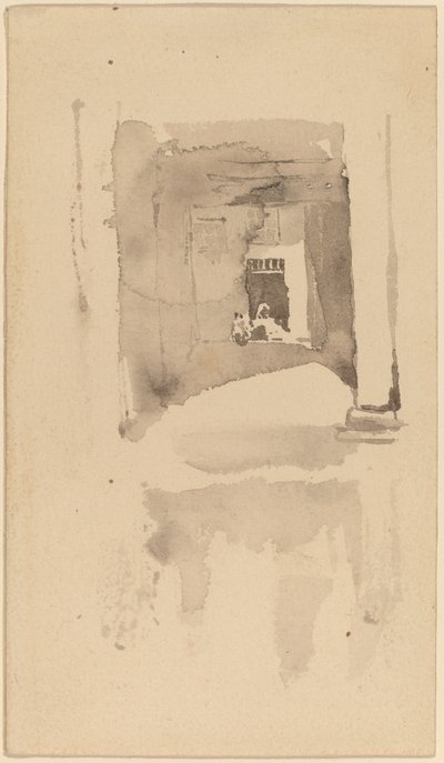 En døråbning i Ajaccio af James Abbott McNeill Whistler