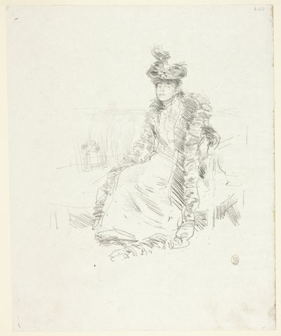 En siddende dame af James Abbott McNeill Whistler