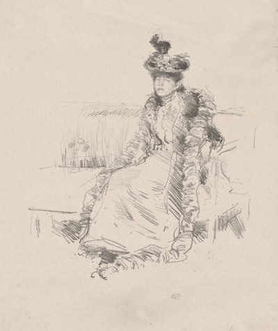 En siddende dame af James Abbott McNeill Whistler