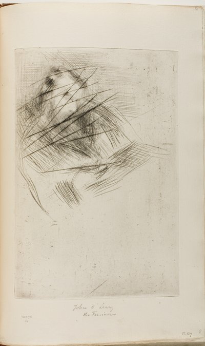 En mand der læser af James Abbott McNeill Whistler