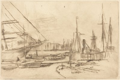 En skitse fra Billingsgate af James McNeill Whistler