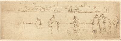 En skitse på dæmningen af James Abbott McNeill Whistler