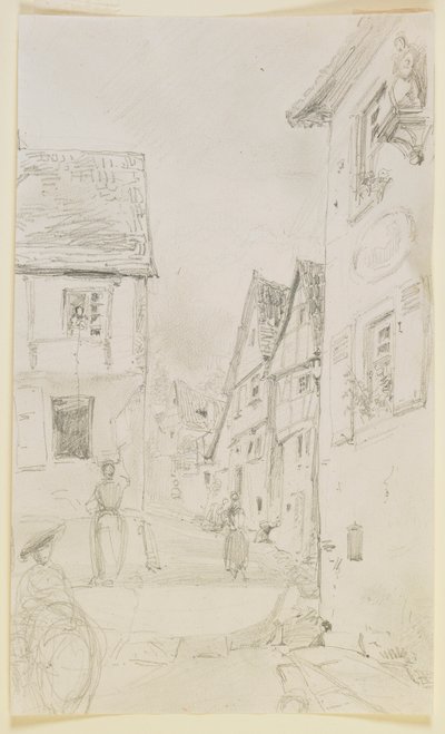 En Gadescene af James Abbott McNeill Whistler