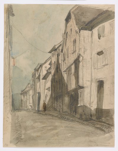 En Gade ved Saverne af James Abbott McNeill Whistler