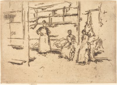 Efter salget, Hounsditch af James Abbott McNeill Whistler