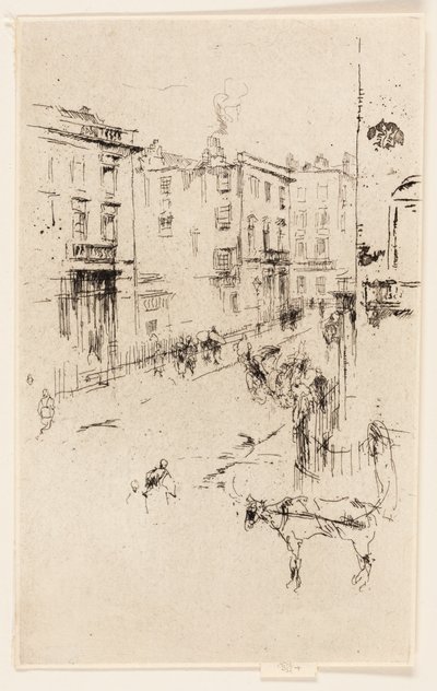 Alderney Street af James Abbott McNeill Whistler