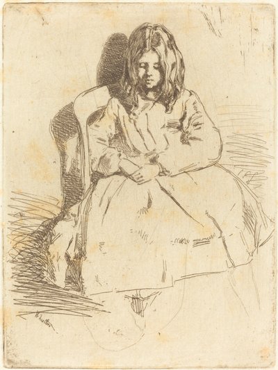 Annie siddende af James Abbott McNeill Whistler