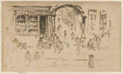 Archway, Bruxelles af James Abbott McNeill Whistler
