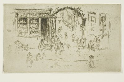 Archway, Bruxelles af James Abbott McNeill Whistler