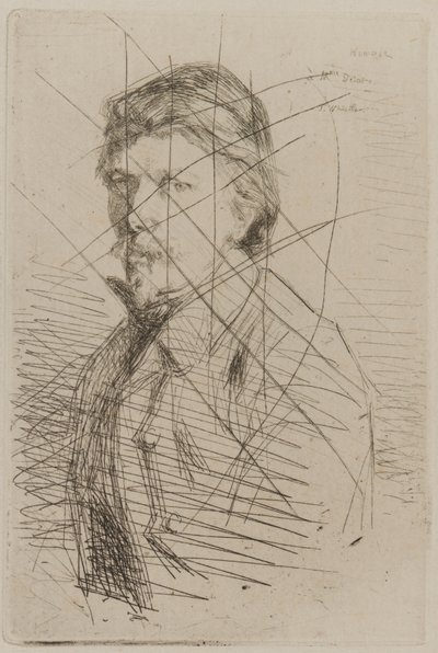 August Delâtre af James Abbott McNeill Whistler