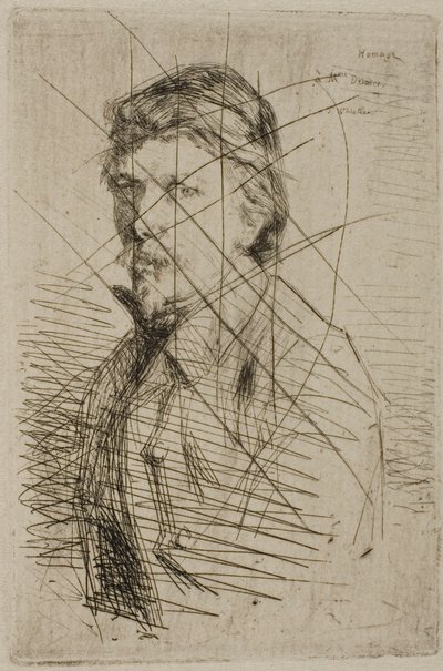 Auguste Delâtre, Bogtrykker af James McNeill Whistler
