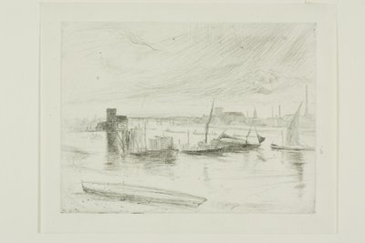 Battersea Dawn (Cadogan Pier) af James Abbott McNeill Whistler
