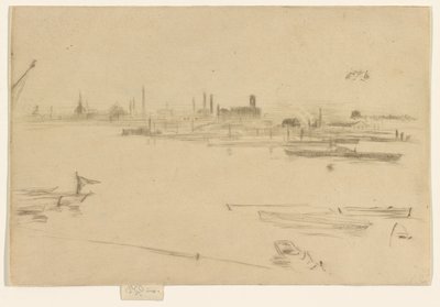 Battersea Morn af James Abbott McNeill Whistler