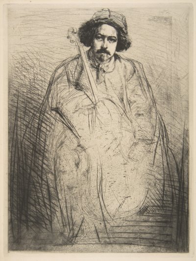 Becquet (J. Becquet, billedhugger) af James McNeill Whistler