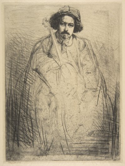 Becquet (J. Becquet, billedhugger) af James McNeill Whistler