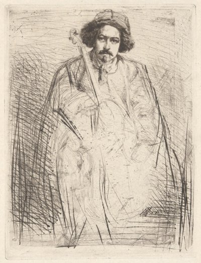 Becquet (Spillemanden), fra af James Abbott McNeill Whistler
