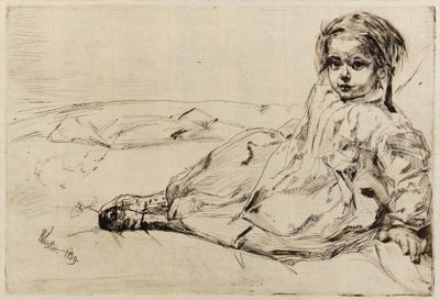 Bibi Valentin af James Abbott McNeill Whistler