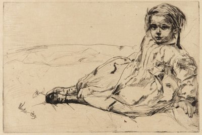 Bibi Valentin af James Abbott McNeill Whistler