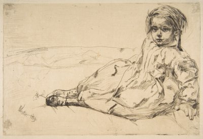 Bibi Valentin af James McNeill Whistler
