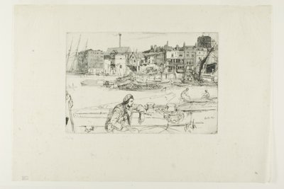 Black Lion Wharf af James McNeill Whistler
