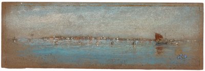 Blå og sølv - øerne, Venedig af James Abbott McNeill Whistler