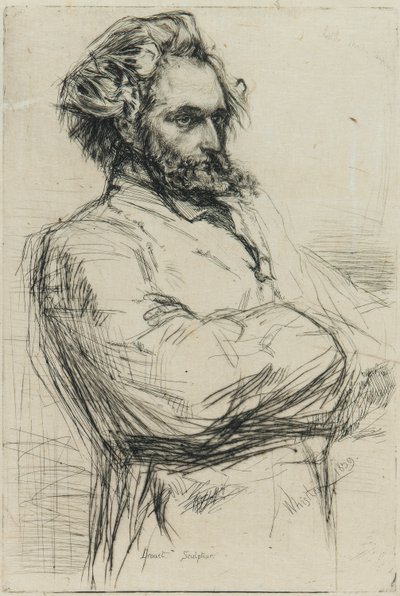 C.L. Drouet, billedhugger af James Abbott McNeill Whistler