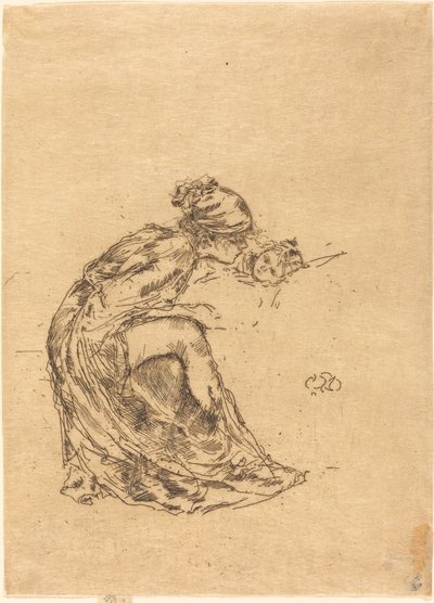 Cameo, No.I af James Abbott McNeill Whistler