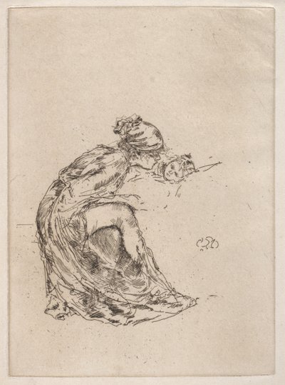 Cameo, nr. 1 (Mor og barn) af James McNeill Whistler