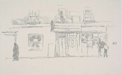Chelsea butikker af James Abbott McNeill Whistler