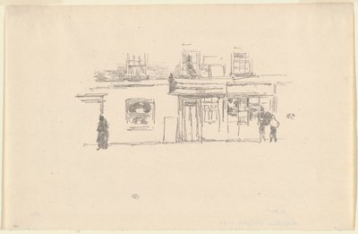 Chelsea butikker af James Abbott McNeill Whistler