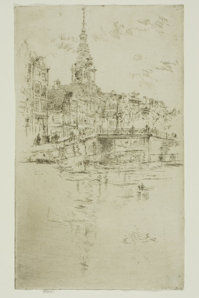 Kirke, Amsterdam af James Abbott McNeill Whistler
