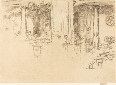 Kirke, Bruxelles af James Abbott McNeill Whistler