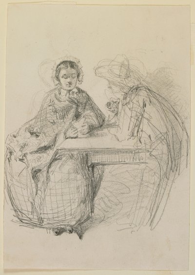 Par sidder ved et bord af James Abbott McNeill Whistler