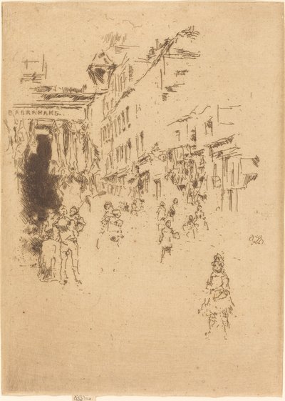 Cutler Street, Houndsditch af James Abbott McNeill Whistler