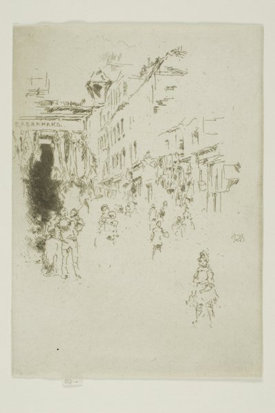Cutler Street, Houndsditch af James Abbott McNeill Whistler