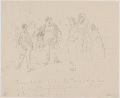 To berømte kunstnere fra Paris af James Abbott McNeill Whistler