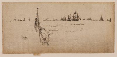 Dypning af flaget af James McNeill Whistler
