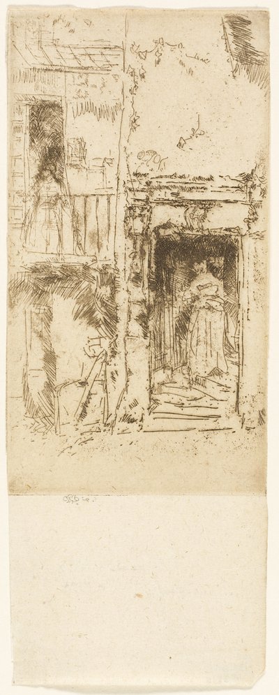 Døråbning, stalde - Loches af James Abbott McNeill Whistler