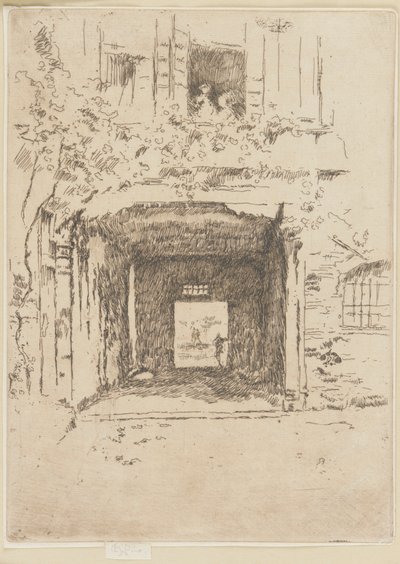 Døråbning og Vine af James Abbott McNeill Whistler